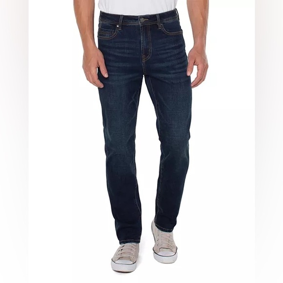 Liverpool Kingston modern straight blue jeans men’s 32 W 34 L